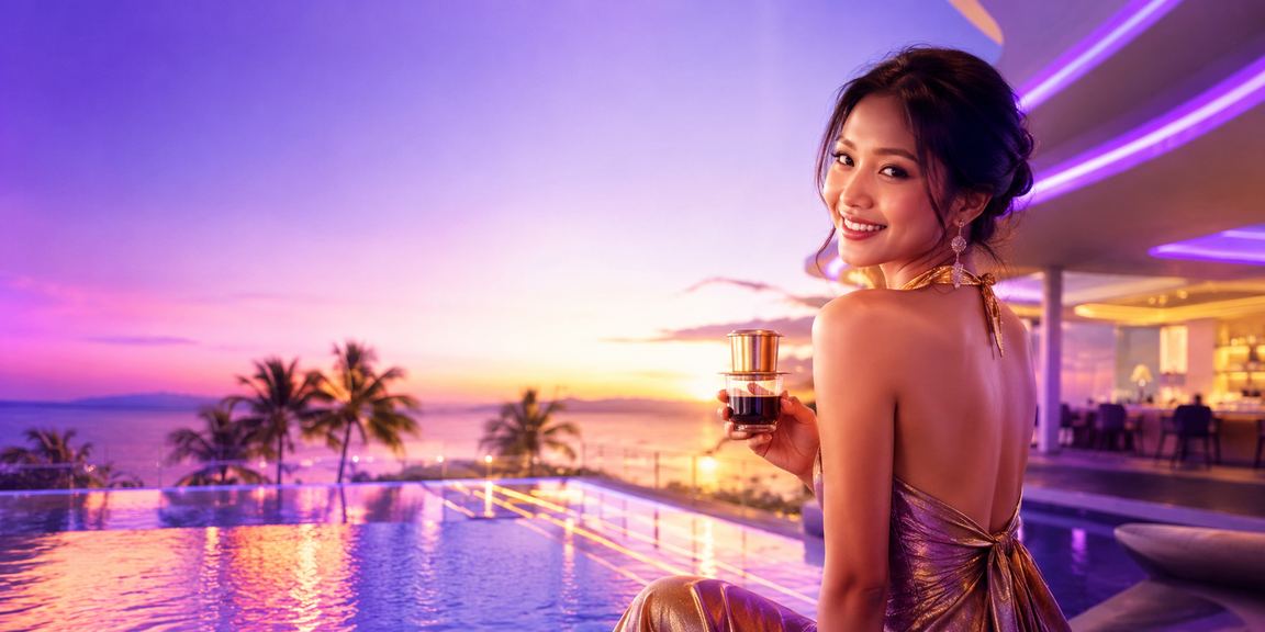 Không gian giải trí casino trực tuyến tại Đà Nẵng với người chơi và cà phê