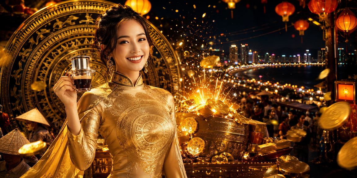 Người chơi tại Nha Trang trong trang phục áo dài tham gia betting trực tuyến